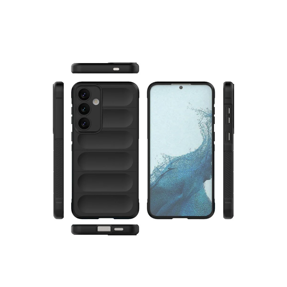 Samsung Galaxy S24 Kılıf Optimum Silikon - Siyah görsel 2