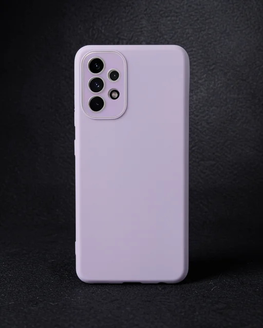 Samsung Galaxy A53 5g Kılıf Lansman Glass Kapak - Lila