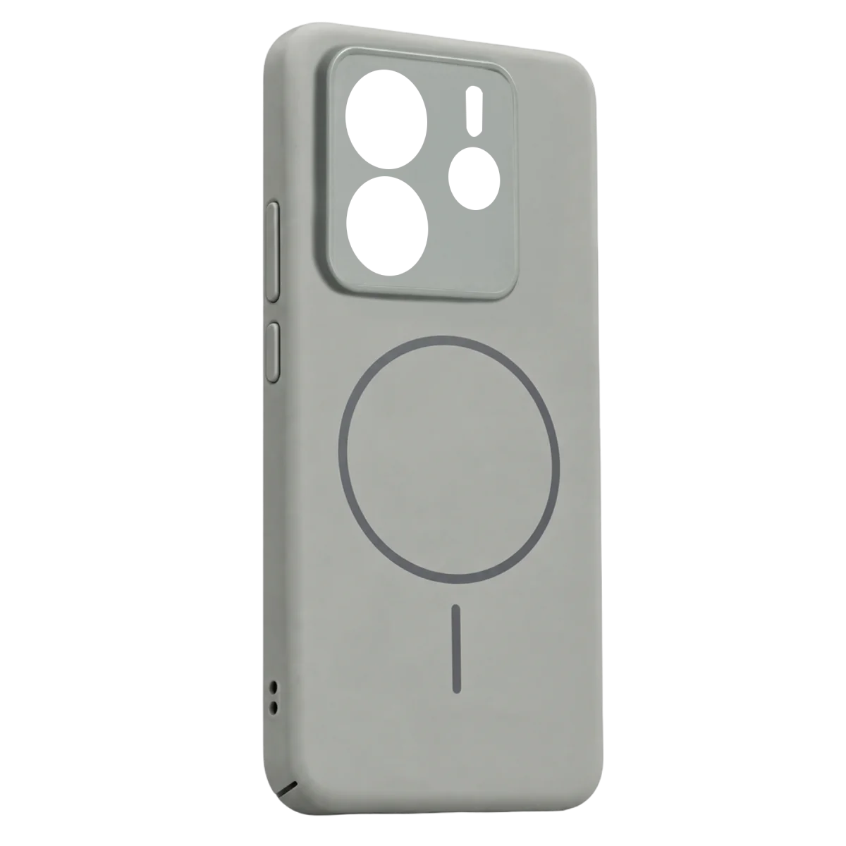 Xiaomi Redmi Note 14 4G Mika PC Magsafe Kapak - Gri