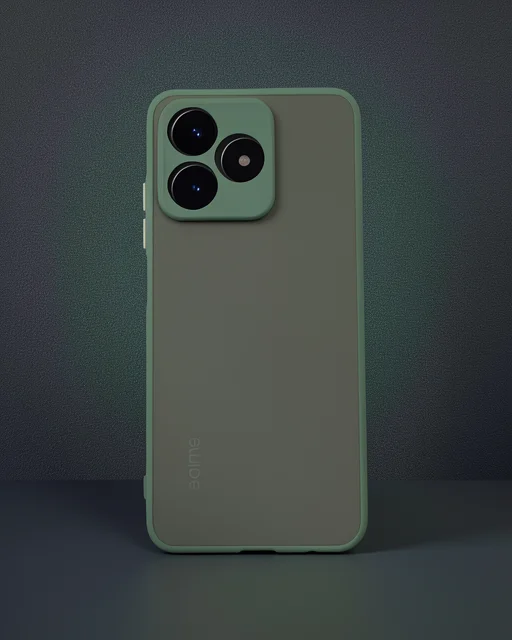 Realme C53 Kılıf Montreal Silikon Kapak - Yeşil