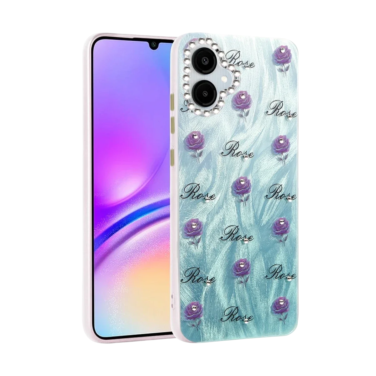 Samsung Galaxy A06 Kılıf Blade Aynalı Desenli Kapak - Desen 9