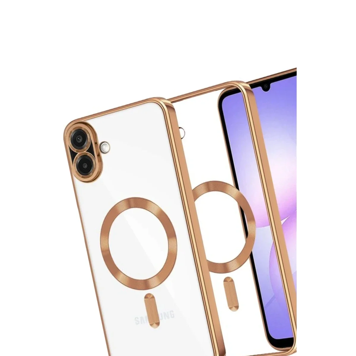 Samsung Galaxy A07 4G Kross Magneticsafe Kapak - Çöl Titanyum görsel 3