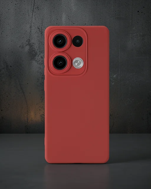 Xiaomi Redmi Note 13 Pro 4g Kılıf Nano İçi Kadife Silikon - Pudra