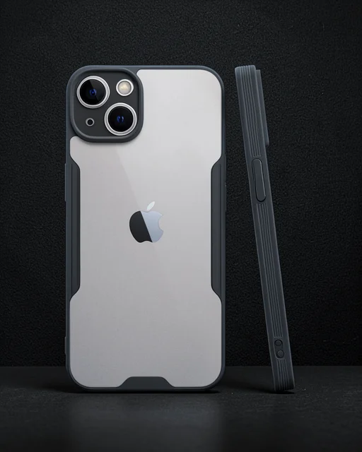 Apple İphone 14 Plus Kılıf Platin Silikon - Siyah