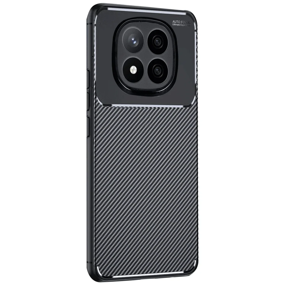 Xiaomi Redmi Note 14 Pro 5G Kılıf Auto Focus Karbon Kapak - Siyah görsel 3