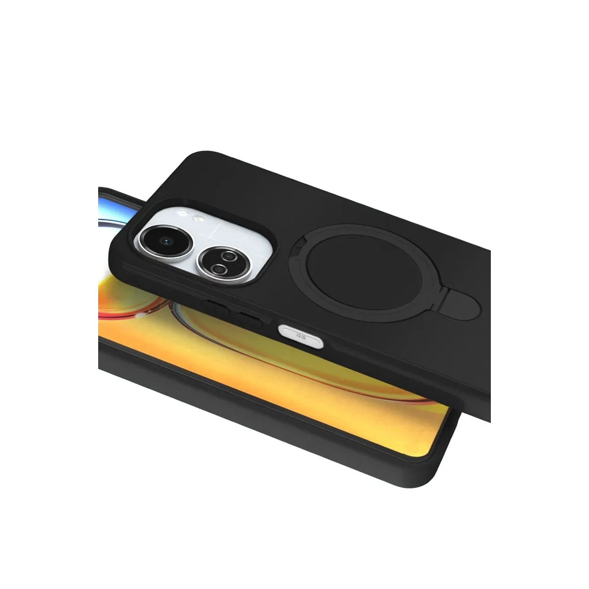 Xiaomi Redmi 13C Regal Magsafe Standlı Kapak - Siyah görsel 3