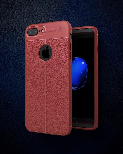 Apple İphone 7 Plus Kılıf Auto Focus Kapak - Kırmızı