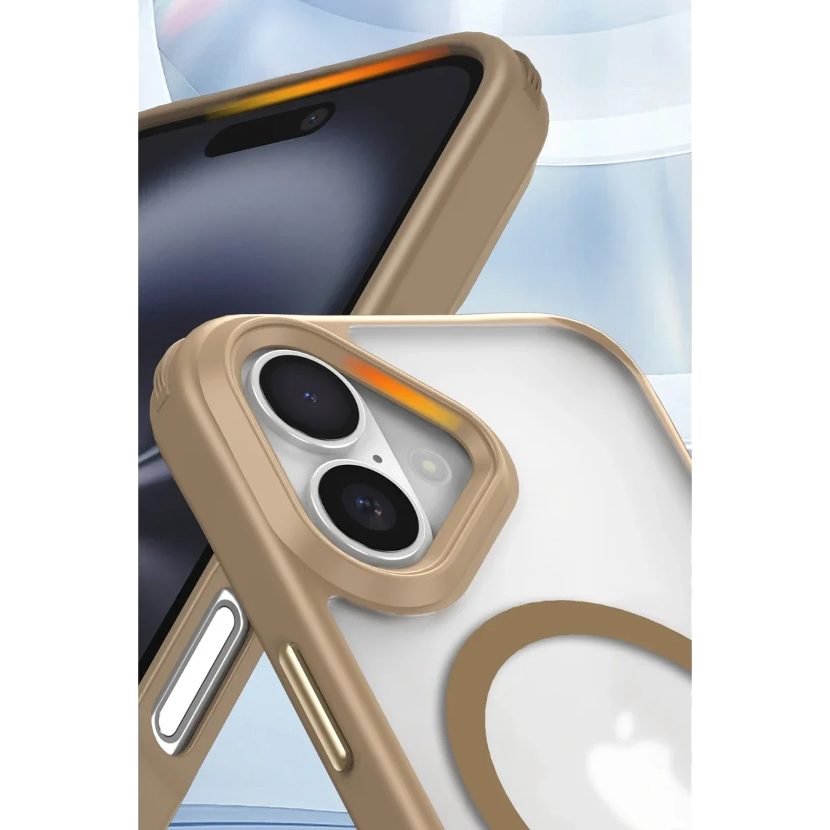 Apple iPhone 16 Plus Kılıf Enka Magsafe Silikon Kılıf - Siyah görsel 2
