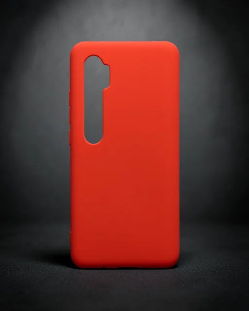 Xiaomi Mi Note 10 Lite Kılıf Nano İçi Kadife Silikon - Kırmızı