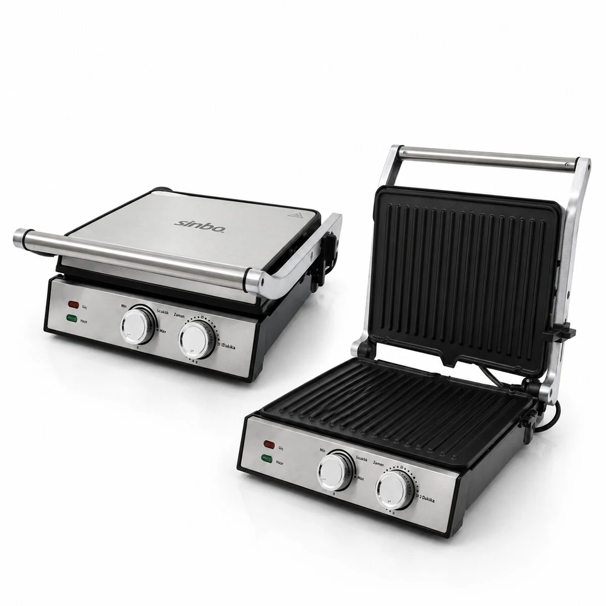 Izgara Ve Tost Makinesi 4 Dilim Yapışmaz Yüzey 2000W SSM-2598