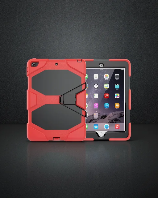 Apple İpad 5 Air 9.7 Kılıf Griffin Tablet Kapak - Kırmızı