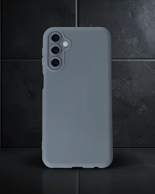 Samsung Galaxy M34 5g Kılıf Nano İçi Kadife Silikon - Gri