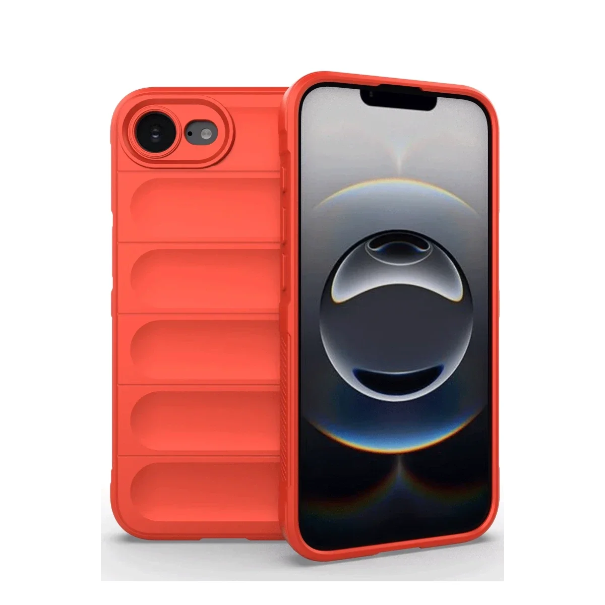 Apple iPhone 16E Kılıf Optimum Silikon - Kırmızı