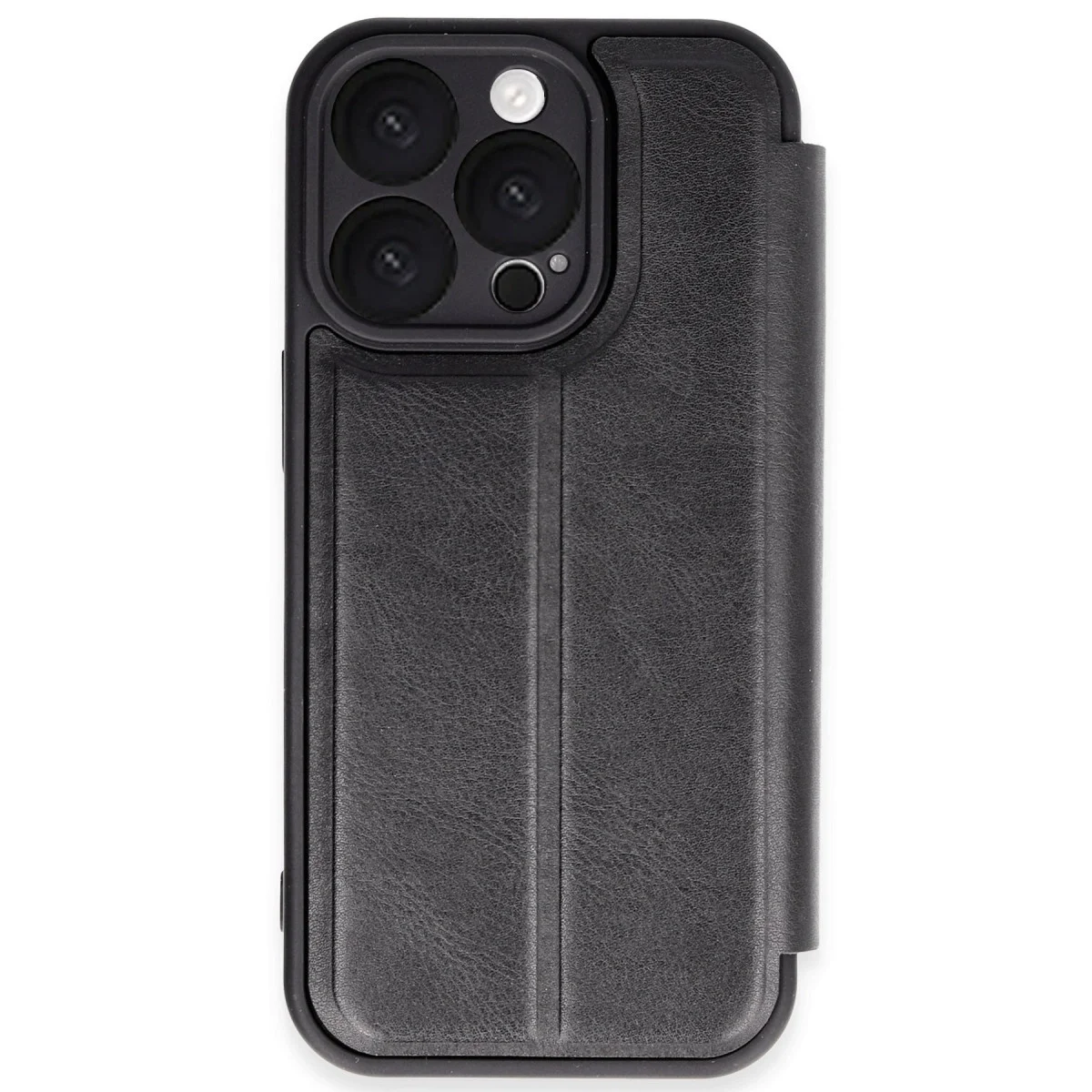 Apple İphone 16 Pro Max Kılıf Flip Cover - Siyah