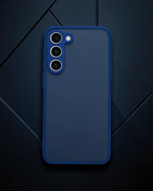 Samsung Galaxy S23 Plus Kılıf Montreal Silikon Kapak - Lacivert