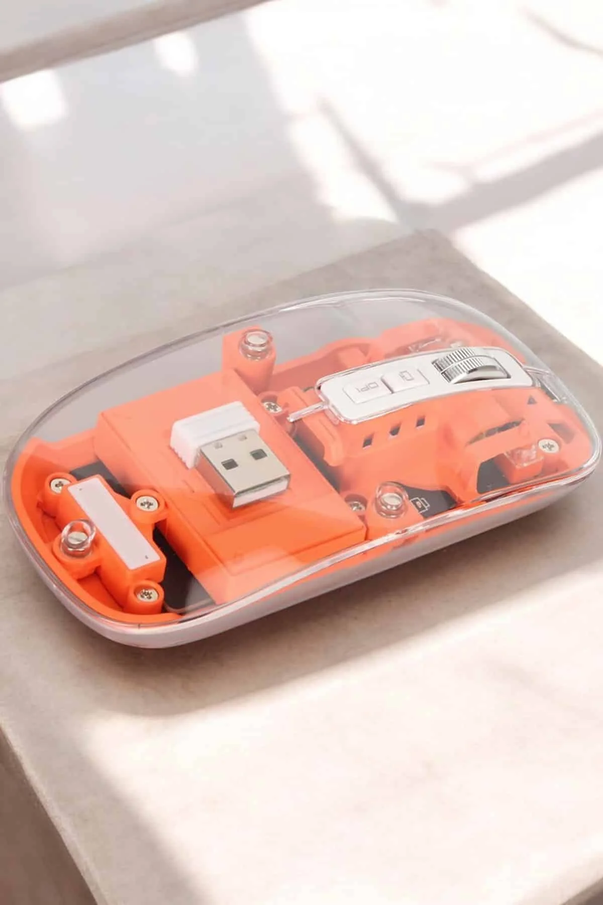 Fare Mouse Çift Modlu Kablosuz Bağlantılı 2.4GHz Destekli görsel 4