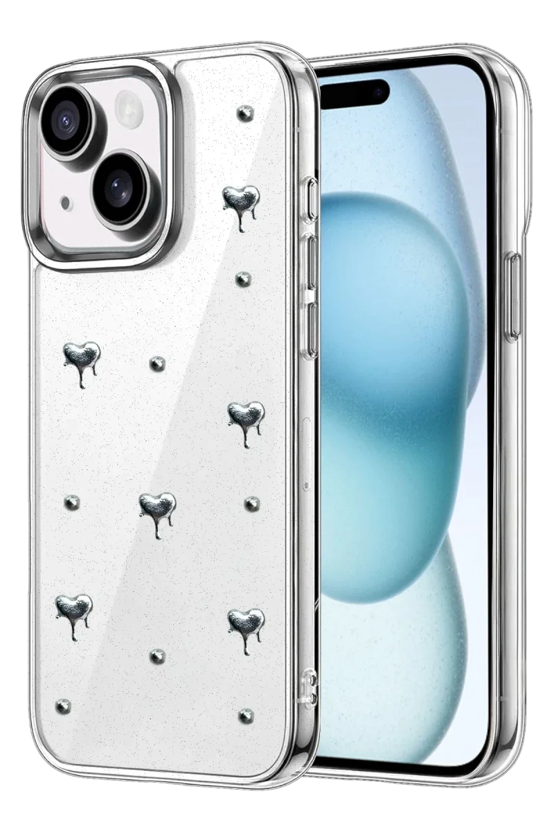 Apple iPhone 14 Fiyonk Desenli Kapak - Desen 1