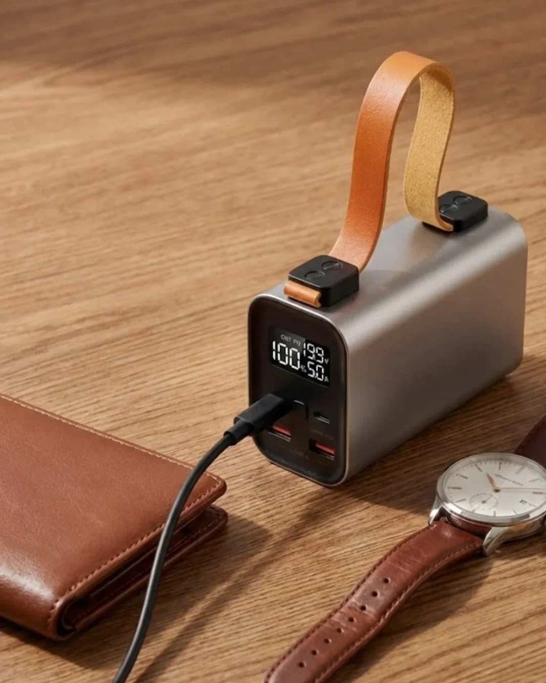 50000 mAh Güçlü Powerbank Dijital Göstergeli Çoklu USB Çıkışlı