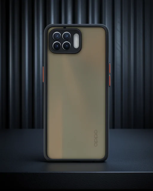 Oppo Reno 4 Lite Kılıf Montreal Silikon Kapak - Siyah