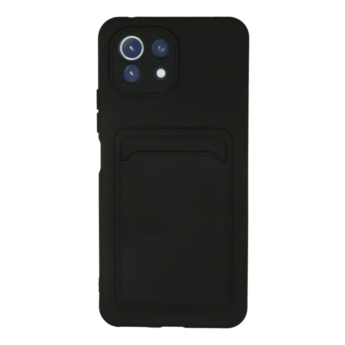 Xiaomi Mi 11 Kılıf Kelvin Kartvizitli Silikon - Siyah