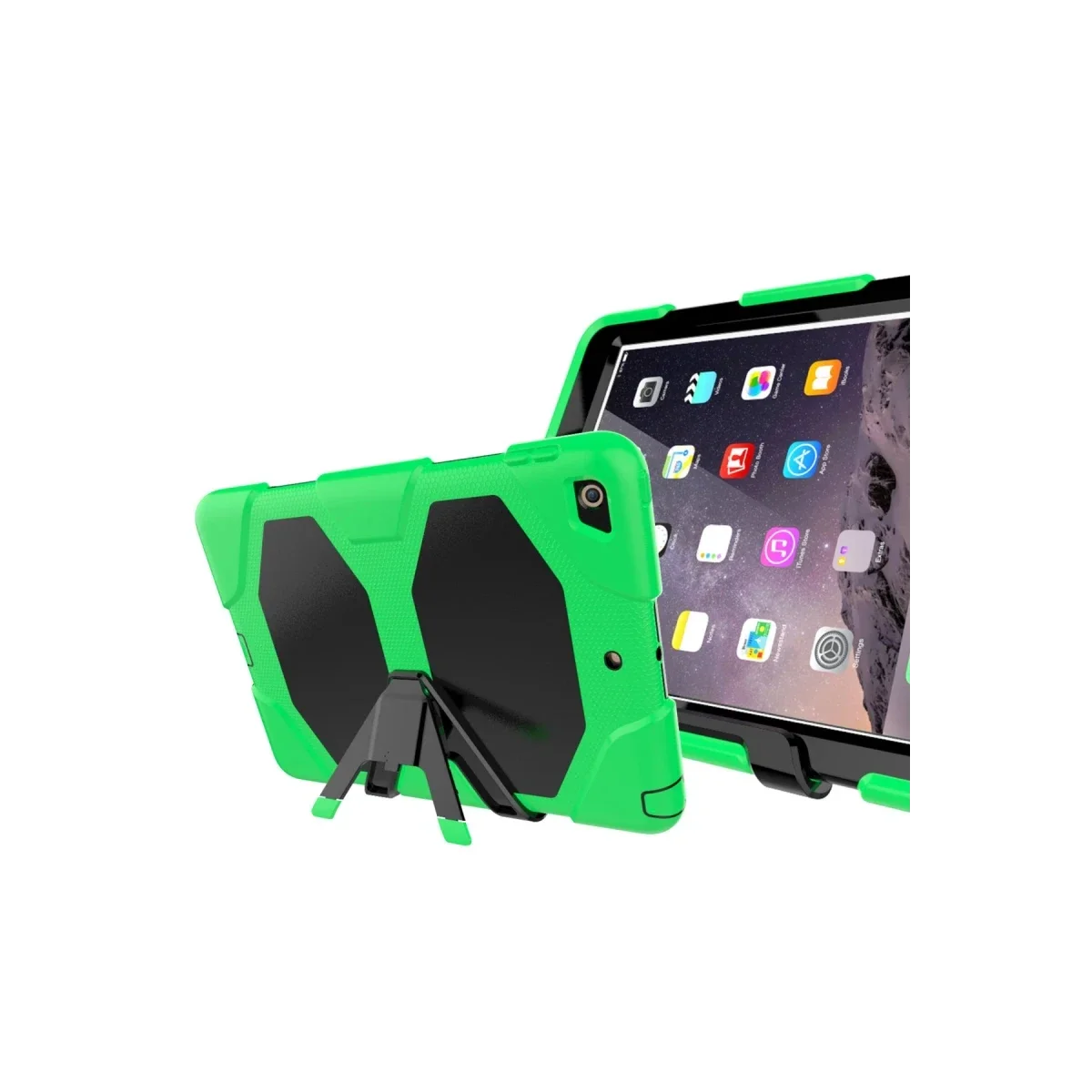 Apple iPad 5 Air 9.7 Kılıf Griffin Tablet Kapak - Yeşil görsel 4