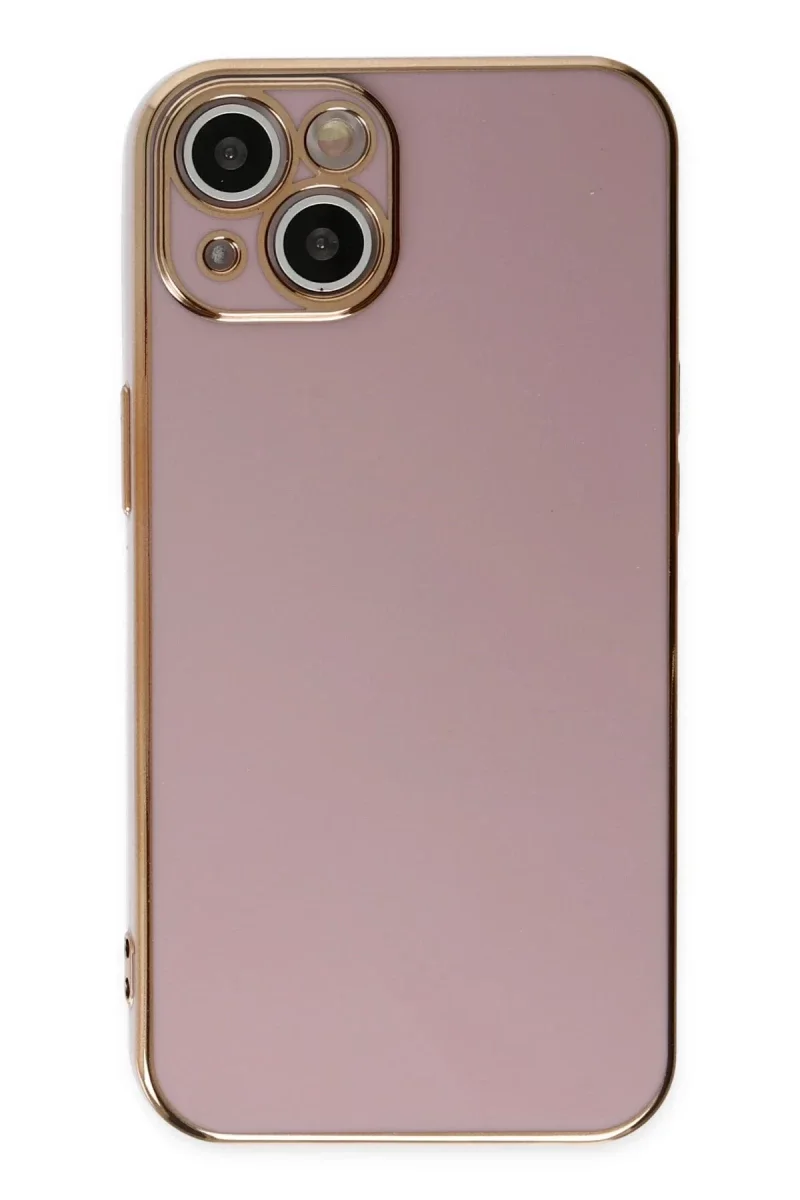 Apple iPhone 14 Kılıf Volet Silikon - Mor görsel 2