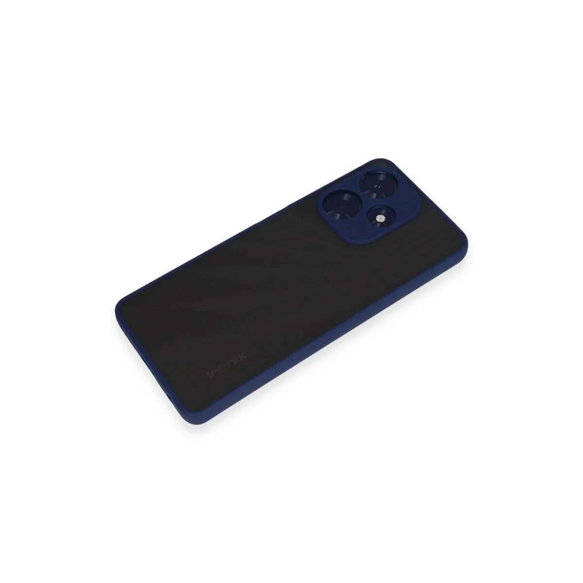İnfinix Hot 30 4g Kılıf Montreal Silikon Kapak - Lacivert görsel 4