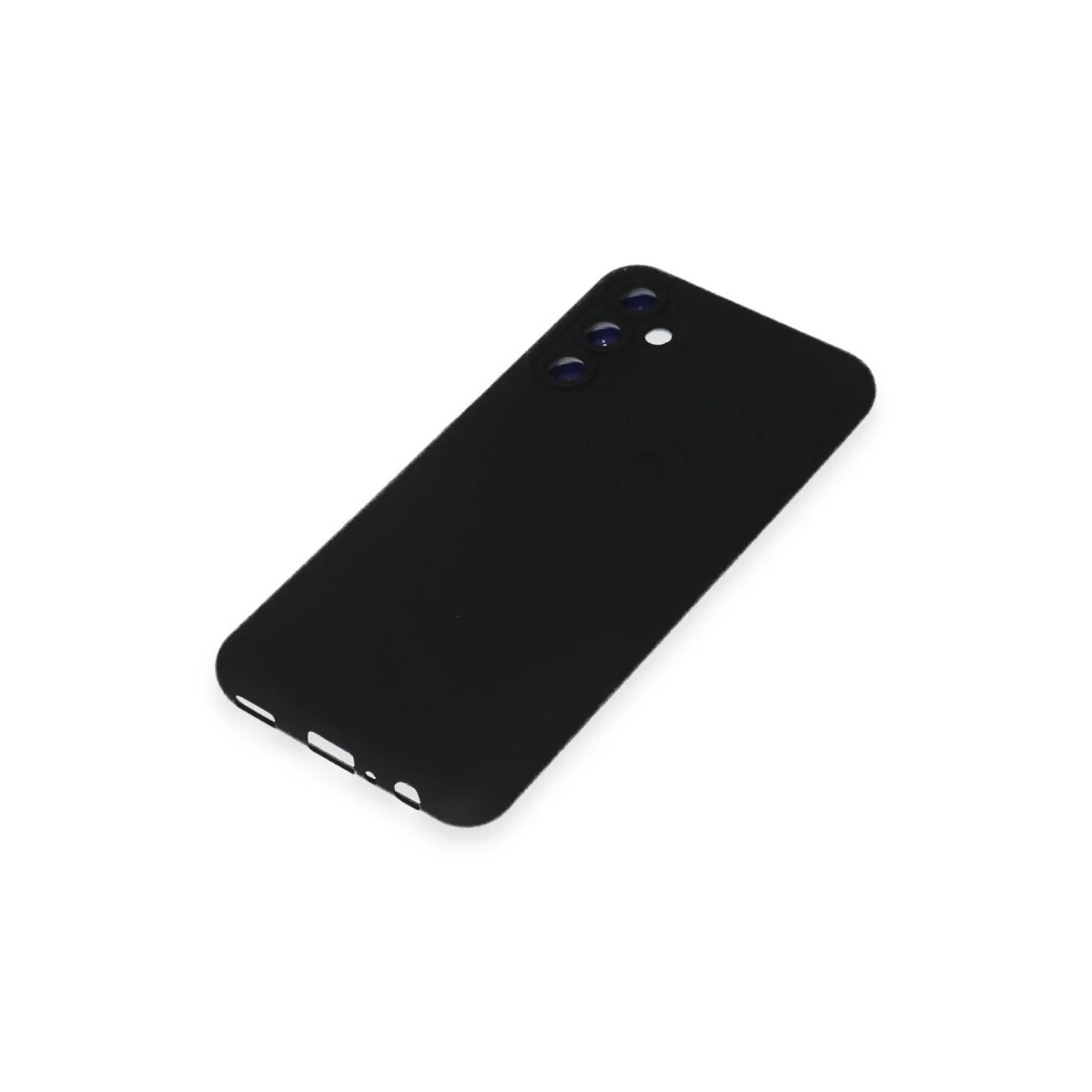 Samsung Galaxy M14 5g Kılıf Nano İçi Kadife Silikon - Siyah görsel 4