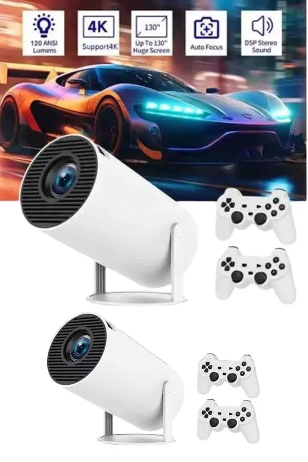 Full HD 8 GB Ayaklı Çift Kollu 4K Video Oyun Konsolu Taşınabilir Yeni Nesil görsel 2