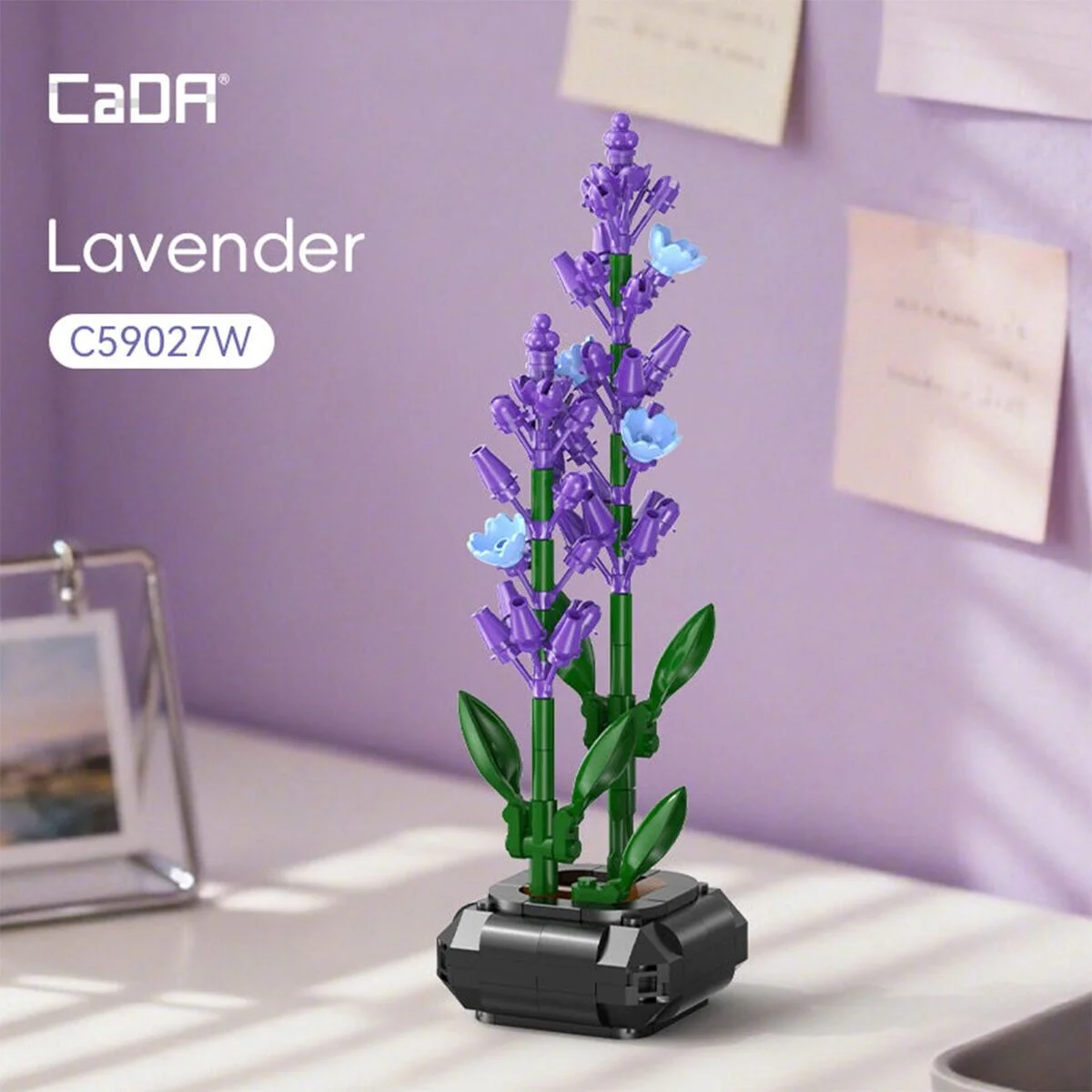 C59027W Cada Saksılı Lavanta Model 205 Parça Block Oyuncak görsel 2