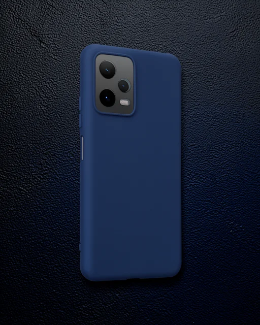 Xiaomi Redmi Note 12 5g Kılıf Nano İçi Kadife Silikon - Lacivert