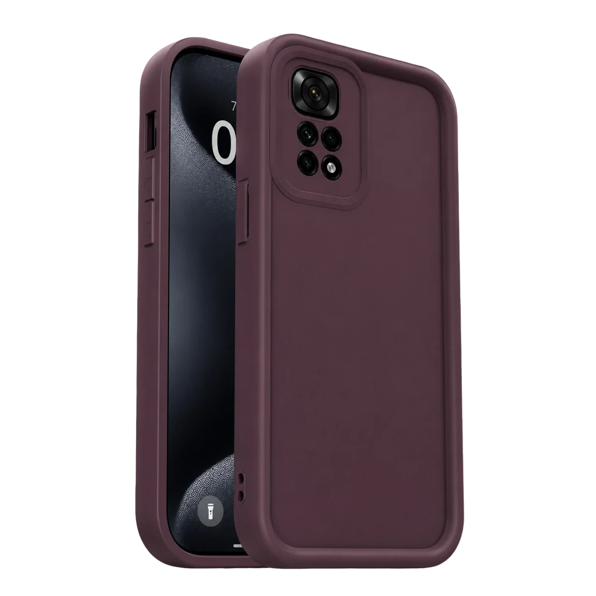 Xiaomi Redmi 10 2022 Kılıf Viera Silikon - Mürdüm