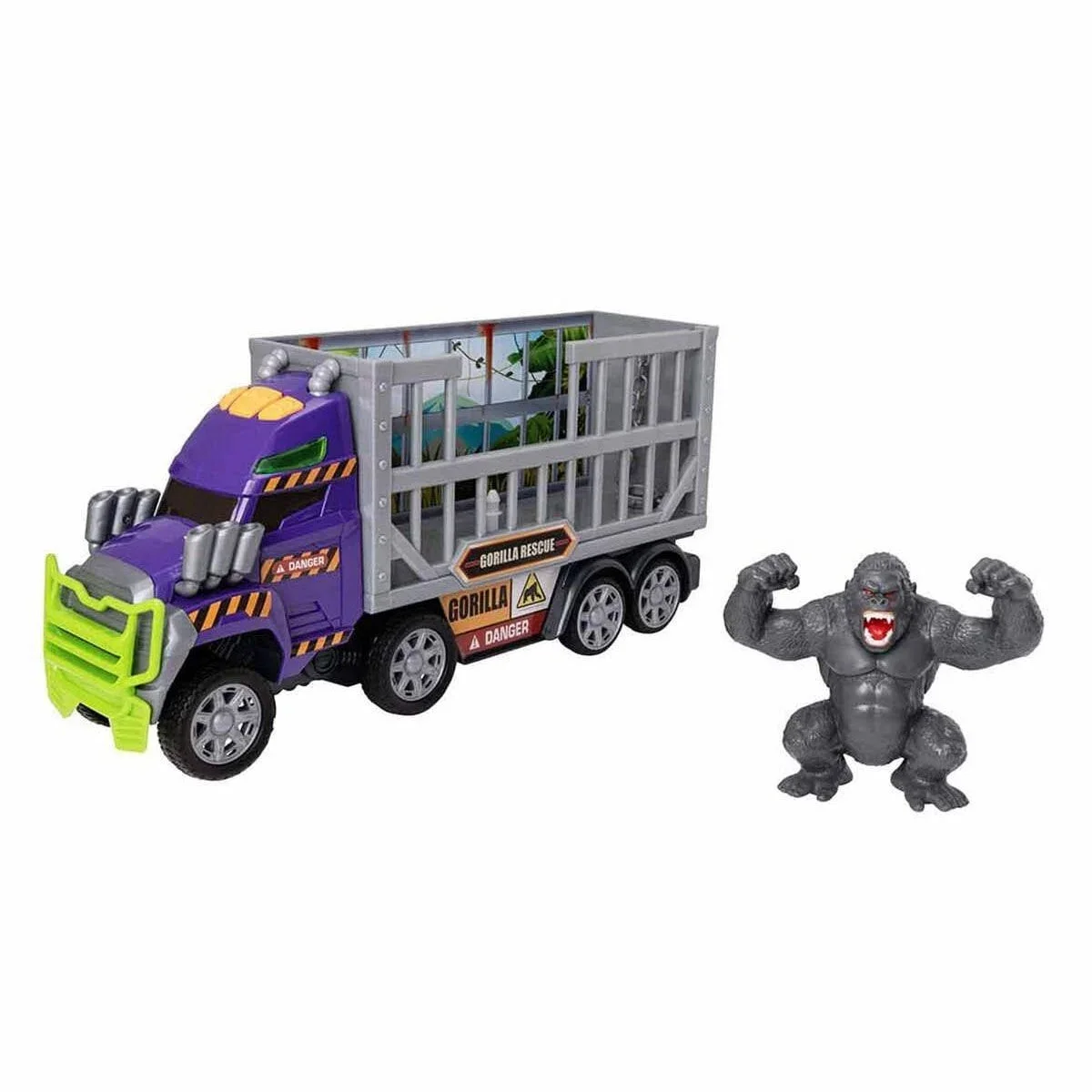 74641 Sesli ve Işıklı Motorize Araba Goril Kurtarıcısı -Sunman görsel 2
