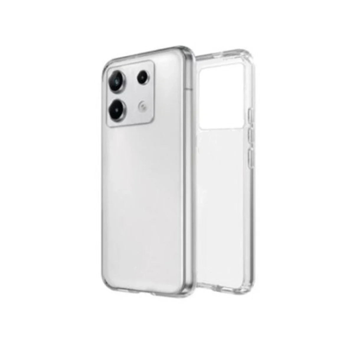 Xiaomi Poco X6 Kılıf Lüx Şeffaf Silikon görsel 2