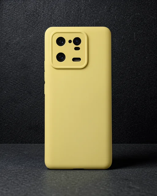 Xiaomi Mi 13 Pro Kılıf Nano İçi Kadife Silikon - Sarı