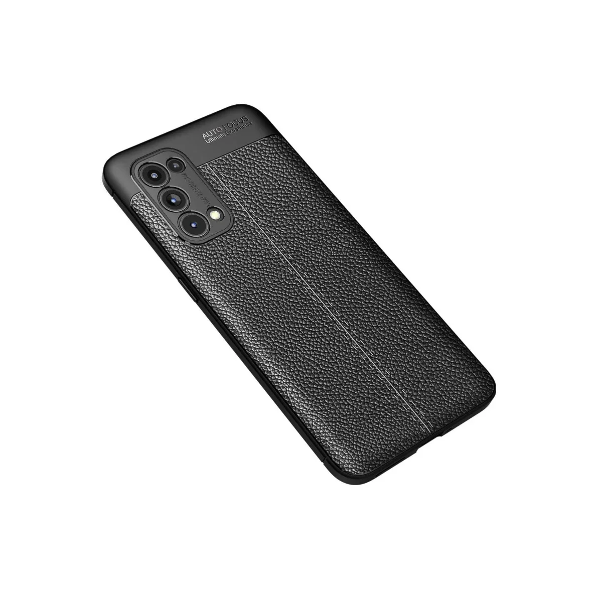 Oppo Reno 5 Pro Kılıf Auto Focus Kapak - Siyah görsel 2