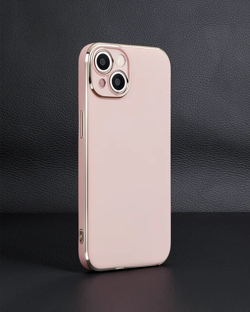 Apple İphone 13 Kılıf Volet Silikon - Pembe