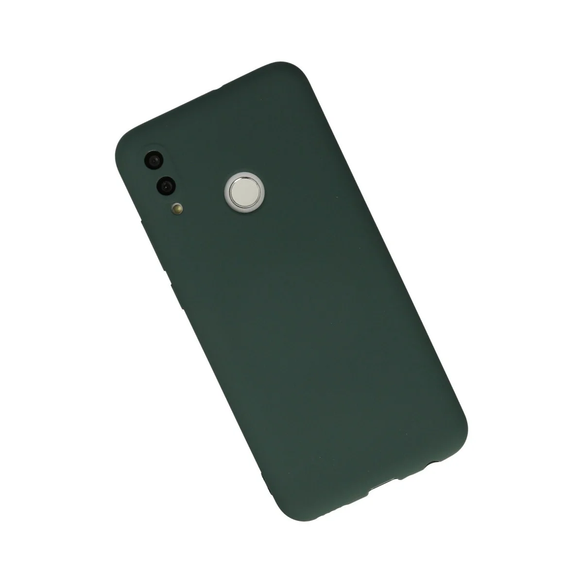 Huawei P Smart 2019 Kılıf Nano İçi Kadife Silikon - Koyu Yeşil görsel 2