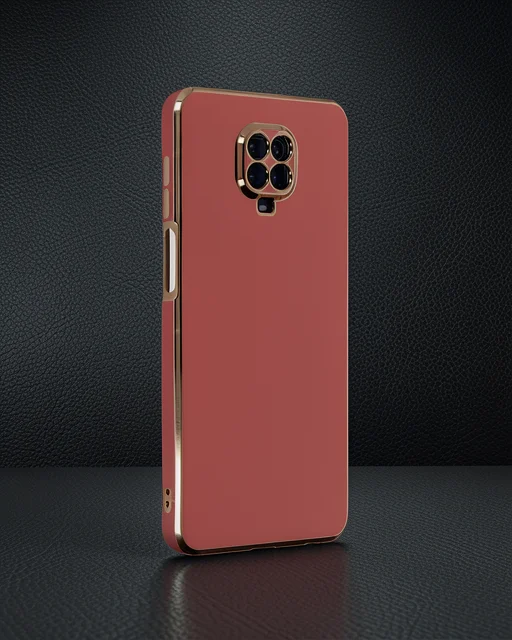 Xiaomi Redmi Note 9 Pro Kılıf Volet Silikon - Kırmızı