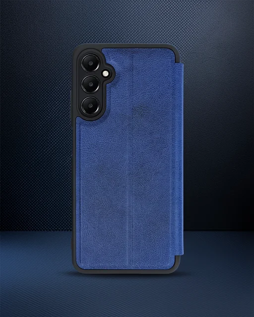 Samsung Galaxy A15 4g Kılıf Flip Cover - Lacivert