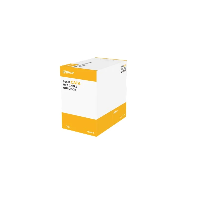 PFM922-6UN- CAT6 305 Metre 23AWG Cca Pe Outdoor Siyah Renk Kablo