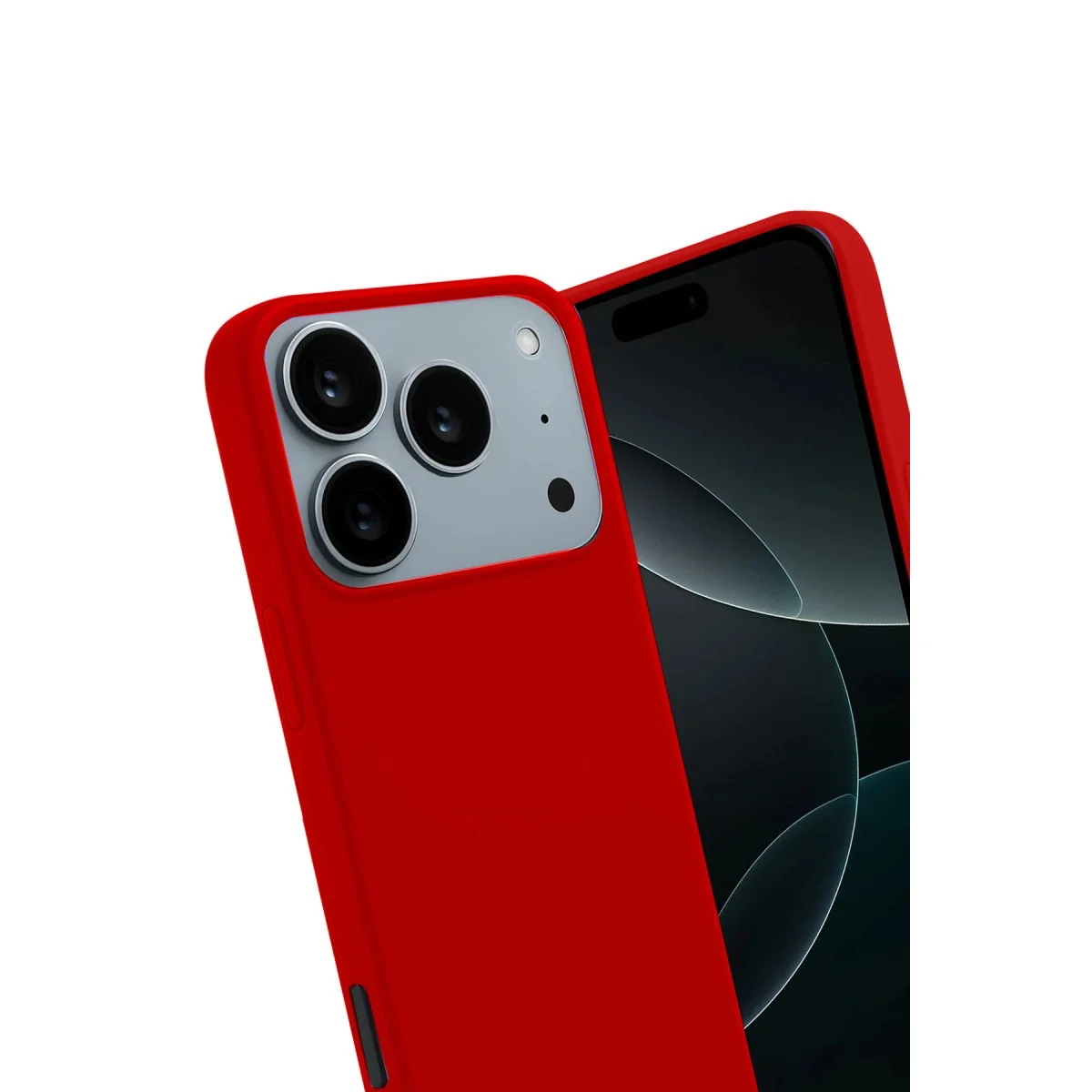 Apple İphone 17 Pro Max First Silikon - Kırmızı görsel 2