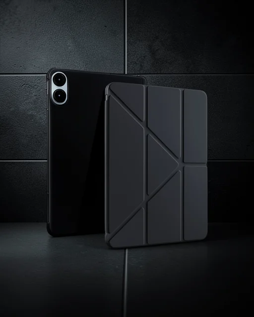 Xiaomi Redmi Pad Pro 12.1 Kılıf Kalemlikli Mars Tablet Kılıfı - Siyah