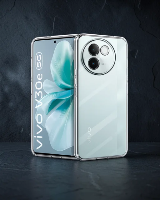 Vivo V30e Kılıf Lüx Şeffaf Silikon