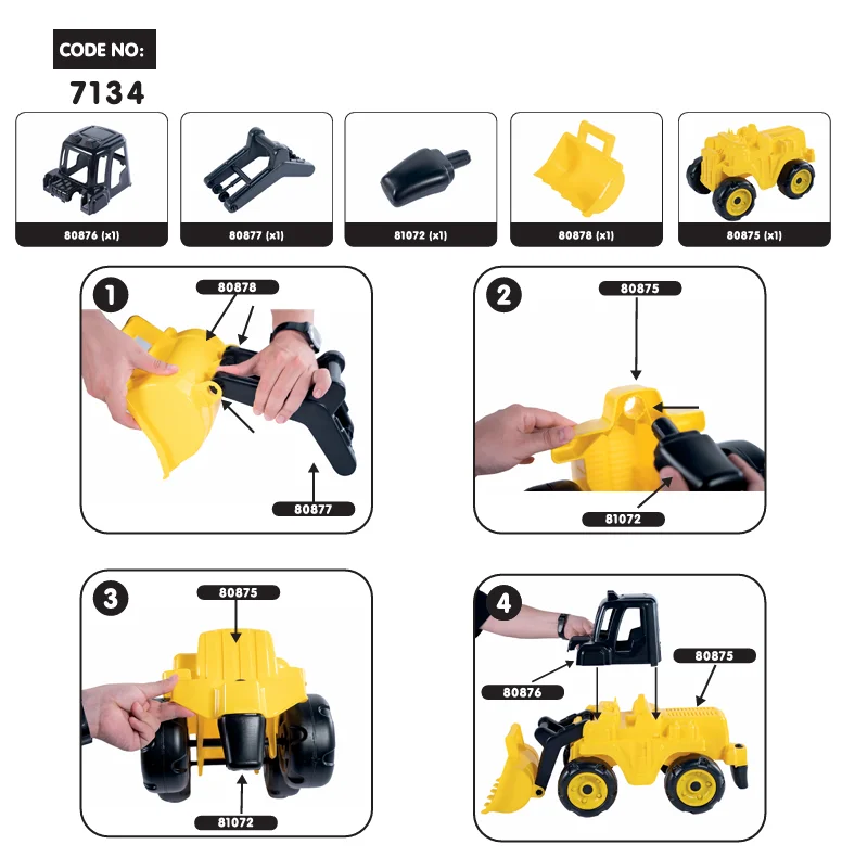7134 Dev Dozer -Dolu Oyuncak görsel 3