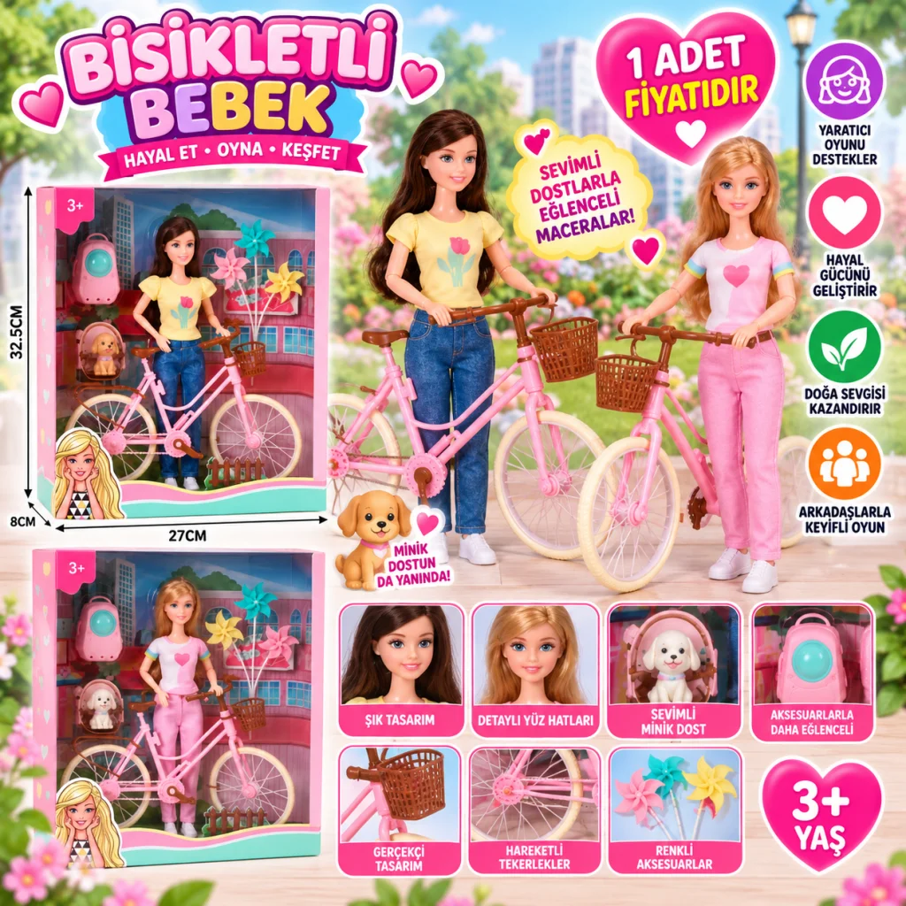 2968 BİSİKLETLİ BEBEK OYUNCAK BEBEK (adet fiyatıdır) görsel 2