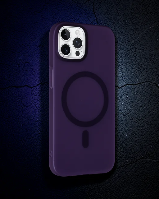 Joko Apple İphone 15 Pro Tuna Pc Slim Magsafe Kapak - Derin Mor