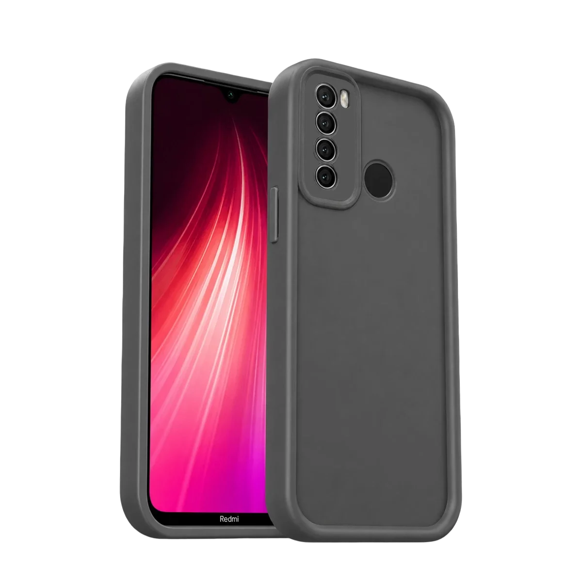 Xiao Red Note 8 Kılıf Viera Silikon - Gri görsel 2