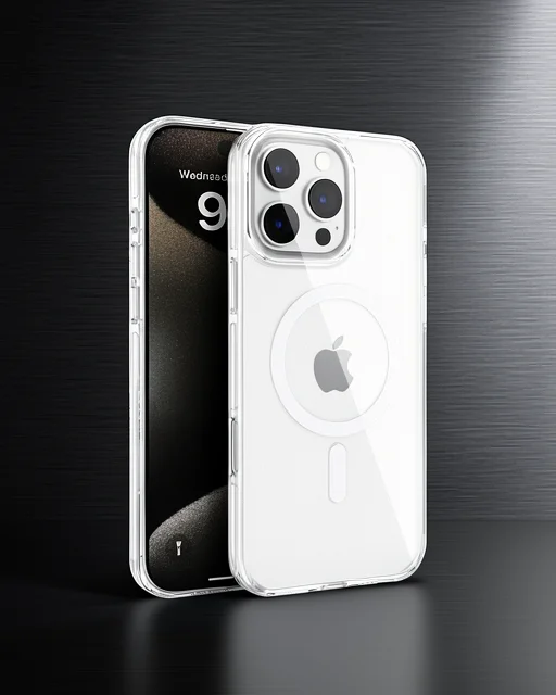 Joko Apple İphone 16 Pro Gleam Pc Sert Magsafe Kılıf - Şeffaf