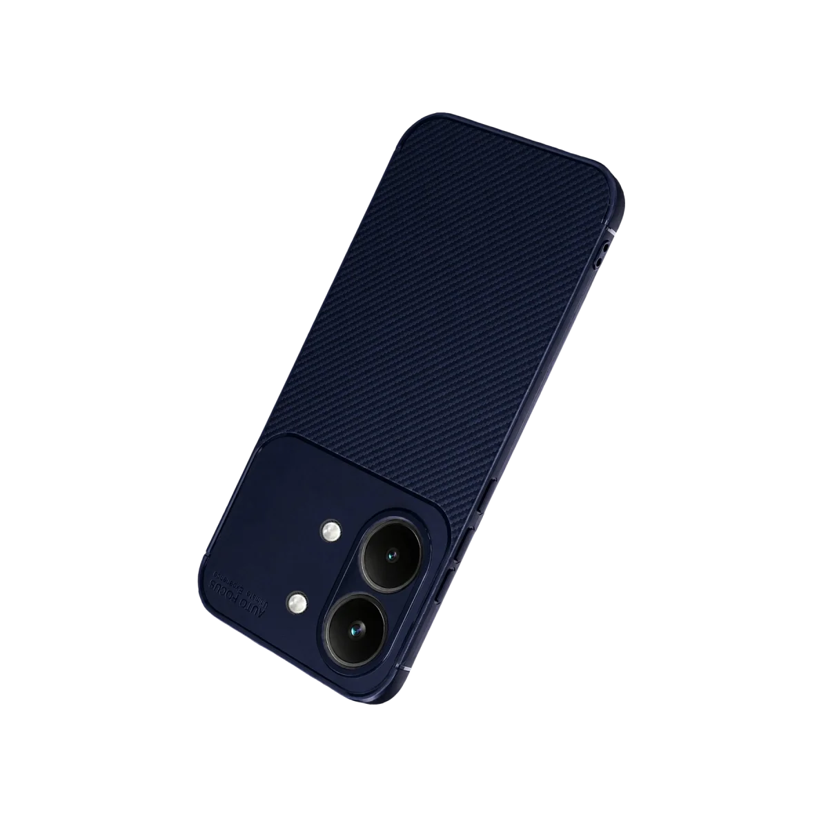 Xiao Poco X8 Pro Max Auto Focus Karbon Kapak - Lacivert görsel 3